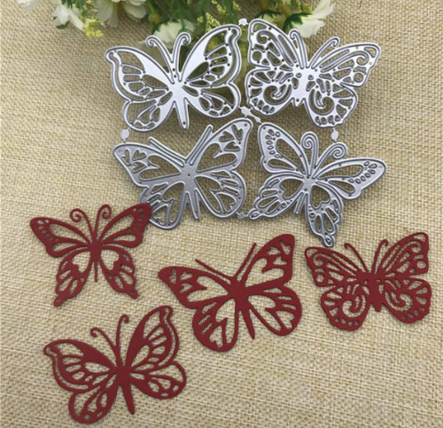 Butterfly metal cutting - butterfly, dies