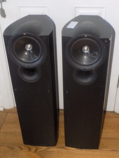 KEF Q3 Bi-Wire Floor Standing HiFi Speakers Black 15-120W 8 Ohms FAULTY