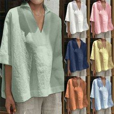 ⭐Womens Cotton Linen Baggy