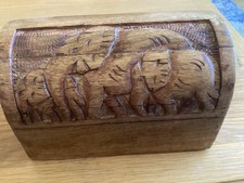 Handmade Wooden Box With A