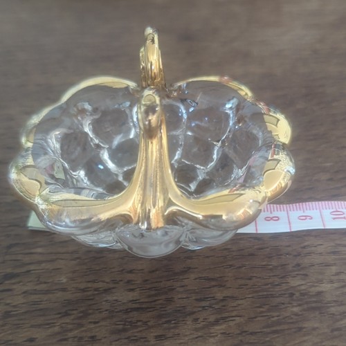 Vintage clear glass - glass, swan