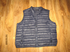 Marks And Spencer Gilet Mens 2XL XXL Down  Bodywarmer lightweight navy blue