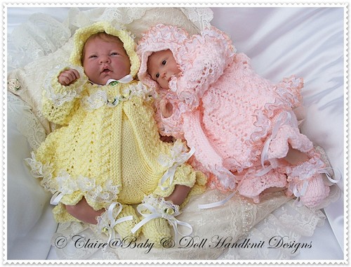 Baby doll knitting pattern - baby,