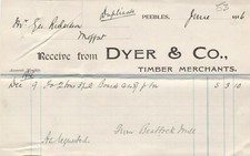 Dyer & Co. Peebles 1916 Timber