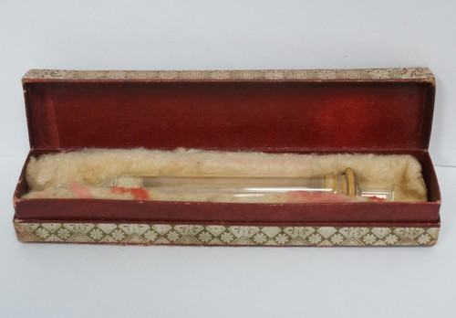 Antique glass ear syringe - antique,