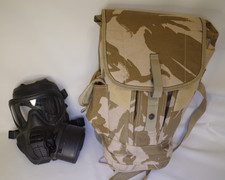 British Army General Service Respirator (GSR) Size 3 with Haversack..