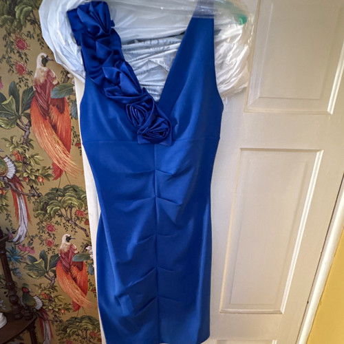 Amy childs blue satin - childs, satin-trim