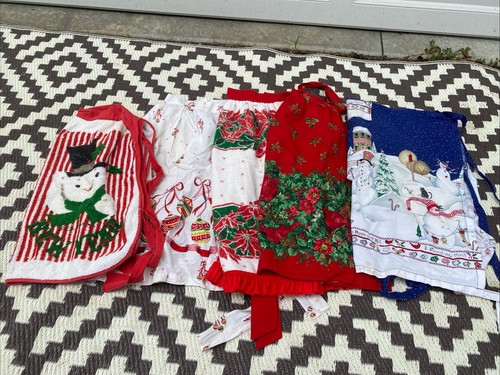 Lot christmas aprons - of,