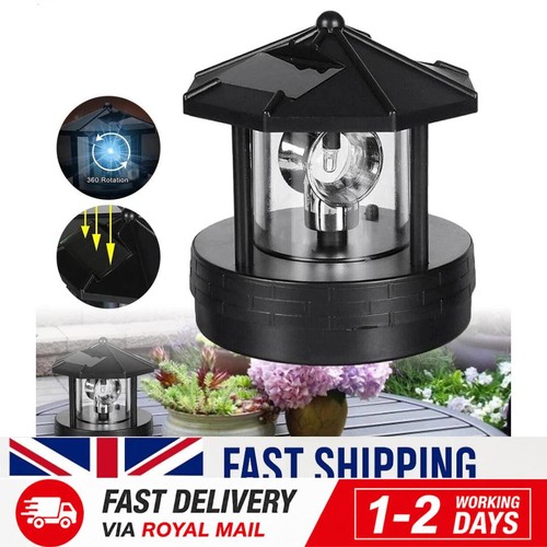 Solar powered led - solar, rotating