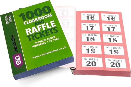 Books cloakroom raffle - 3, of