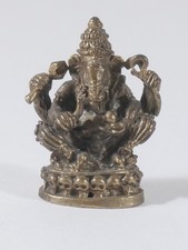 Vintage brass ganesha - ganesha, figurine
