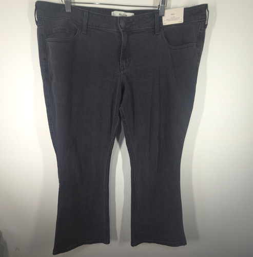 Hollister womens black bootcut - black,