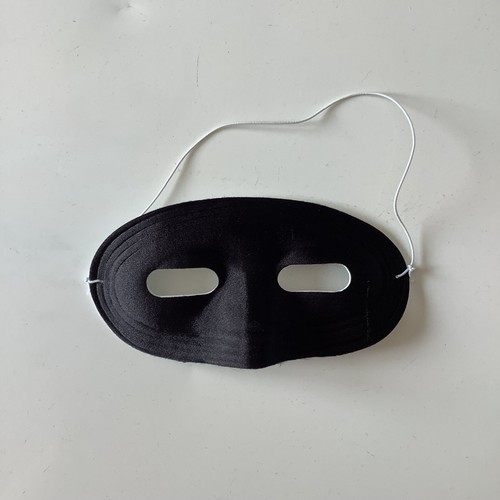 Black eye mask - black,