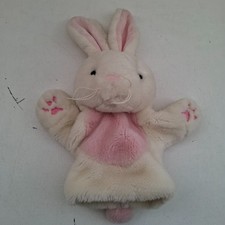 Soft Plush Pink & White Rabbit