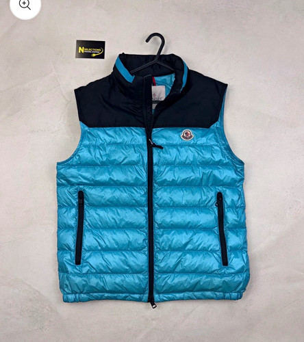 Moncler baby blue gilet - blue, size
