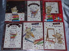 NEW SCHOOL CARD BOY GIRL 1ST FIRST DAY AT SCHOOL PLAYGROUP PRESCHOOL PLAYSCHOOL 