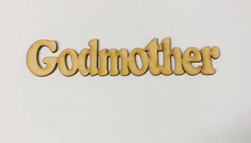 Godmother plaque size 200mm - godmother,