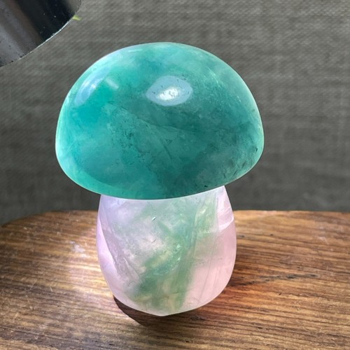 Rainbow fluorite stone carved - stone,