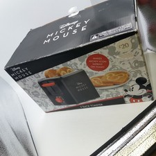 Disney Mickey Mouse Imprint 2-Slice Toaster Black. H24