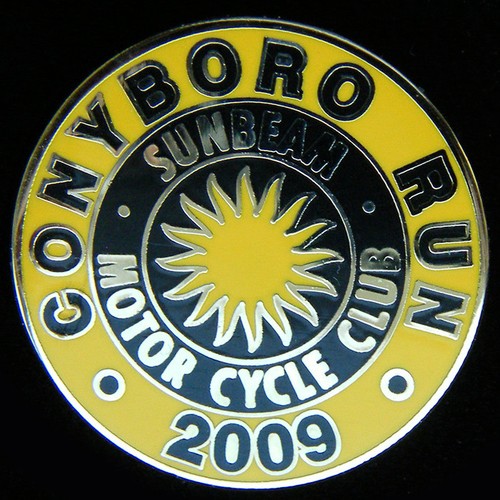 Sunbeam motor cycle club - motor, lapel