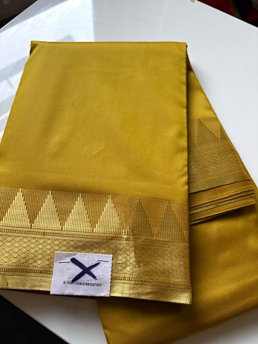 Silk blend saree - silk, with