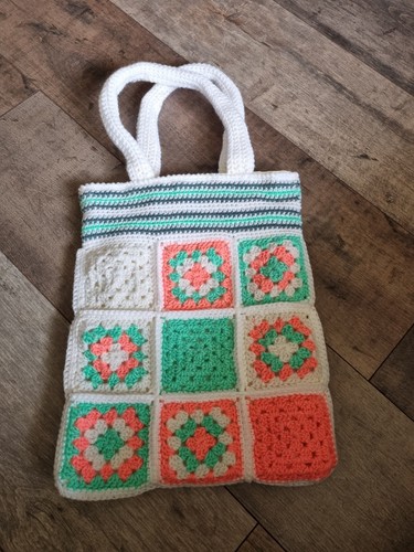 Handcrafted crochet tote - crochet, bag