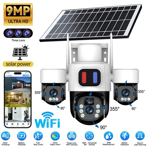8mp lens solar - solar, powered