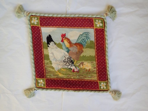 Ehrman tapestry farmyard - ehrman, hens