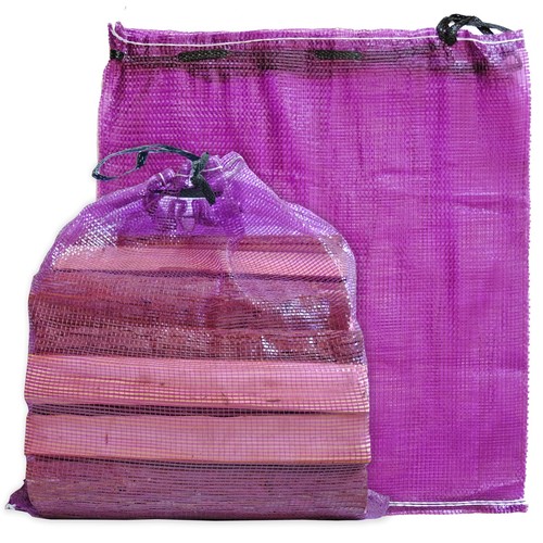 Mesh firewood bags - firewood, 22"×24"