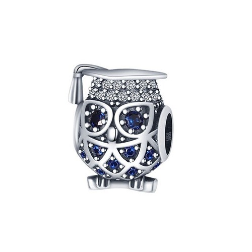 Owl graduation charm - owl,