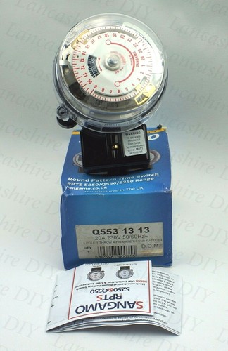 Sangamo round pattern time - round,
