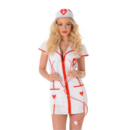 Ladies sexy nurse costume hen - ladies,