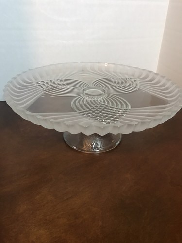 Indiana glass pedestal - , cake