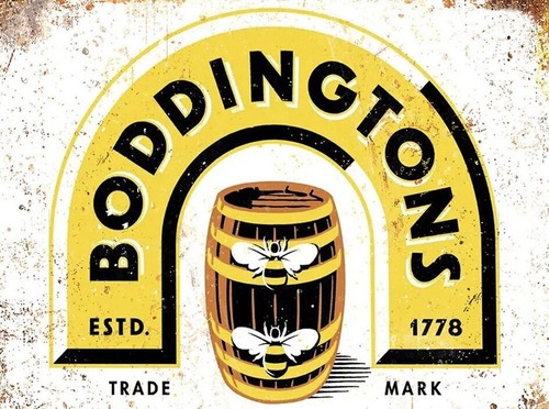 Boddingtons retro metal sign - boddingtons,,