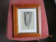 Pencil drawing of a young