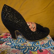 Irregular Choice NICK OF TIME wide Fit Size 43 BLACK