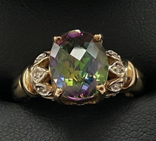 SUPERB 9CT GOLD 3 CARAT MYSTIC