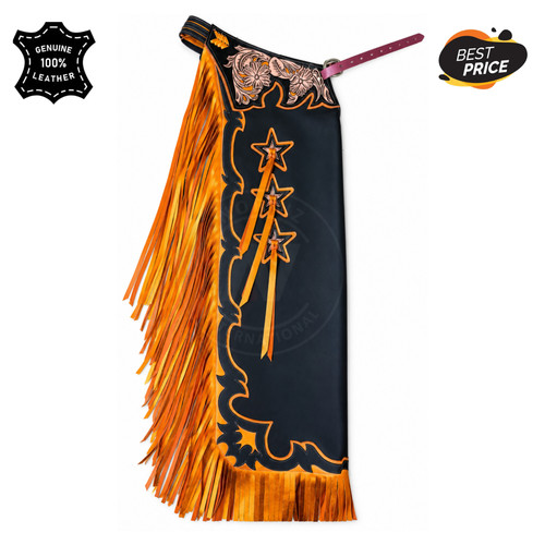 Hand tooled leather - hand,