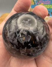 Crystal Sphere Indigo Gabbro