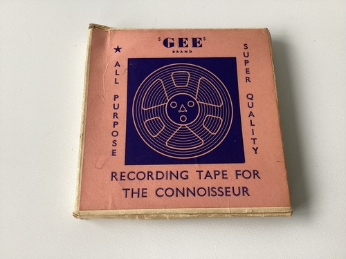 Vintage recording tape - recording,