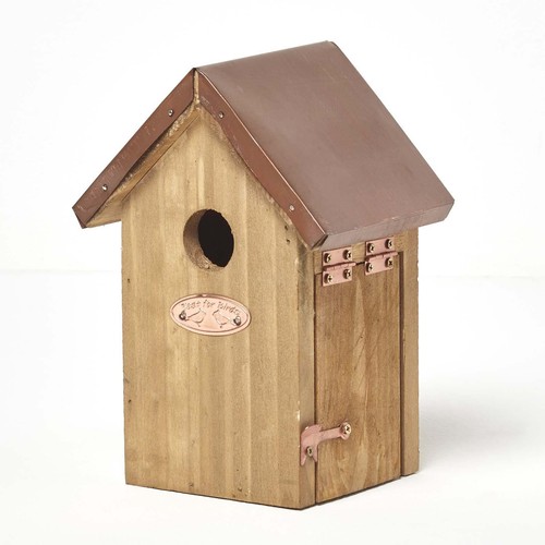 Solid wood bird house - solid,