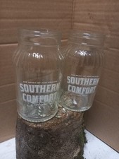 Southern Comfort Jar Glasses x2