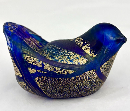 Isle wight glass - wight, blue/gold
