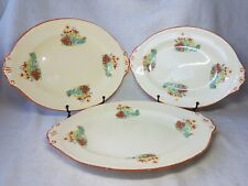 3x Vintage Art Deco J&G Meakin
