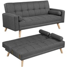 Fabric Sofa Bed 3 Seater Click