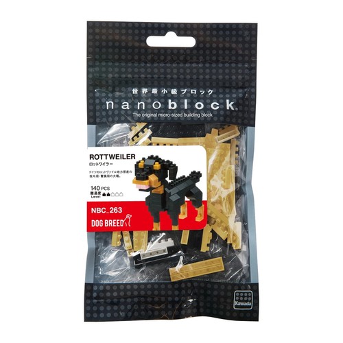 Nanoblock rottweiler 140 - nanoblock,