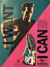 1989 Adidas Torsion Running Shoes VTG 1980s PRINT AD Official Boston Marathon