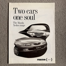 Mazda Xedos Range Sales Brochure 9 & 6 