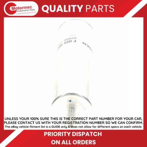 Bosch fuel filter for r60 - bosch,