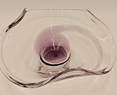 Art glass bowl handblown - glass,
